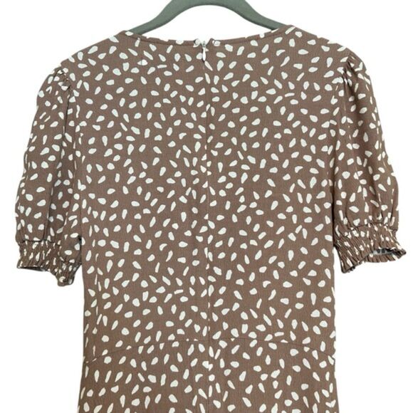 Petal & Pup Franklin Polka Dot Jewel Neckline Midi Boho Feminine Sundress Size 8 - Picture 14 of 16